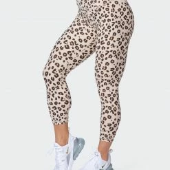 Muscle Nation Signature Scrunch 7/8 Leggings - Cheetah Print (Silicon Patch Logo) 11 Muscle Nation Signature Scrunch 7/8 Leggings - Cheetah Print (Silicon Patch Logo)