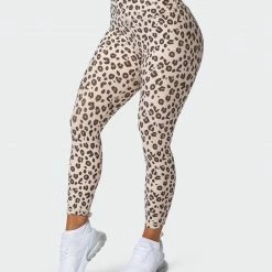 Muscle Nation Scrunch Bum Signature Scrunch 7/8 Leggings - Cheetah Print