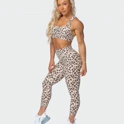 Muscle Nation Signature Scrunch 7/8 Leggings - Cheetah Print (Silicon Patch Logo) 13 Muscle Nation Signature Scrunch 7/8 Leggings - Cheetah Print (Silicon Patch Logo)