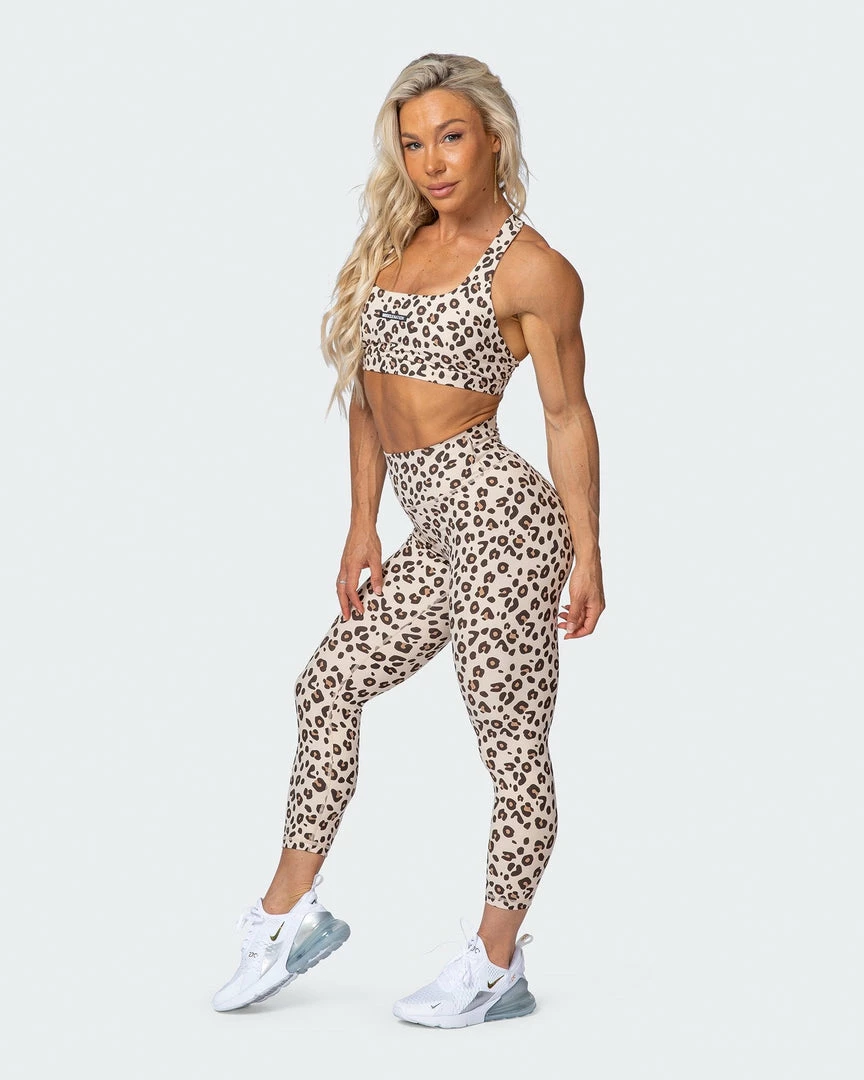 Muscle Nation Signature Scrunch 7/8 Leggings - Cheetah Print (Silicon Patch Logo) 8 Muscle Nation Signature Scrunch 7/8 Leggings - Cheetah Print (Silicon Patch Logo)