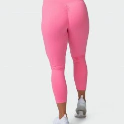 Muscle Nation Signature Scrunch 7/8 Leggings - Pink Lemonade Scrunch Bum