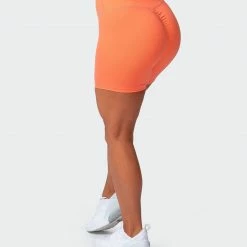 Muscle Nation Scrunch Bum Signature Scrunch Bike Shorts - Citrus 13 Muscle Nation Scrunch Bum Signature Scrunch Bike Shorts - Citrus