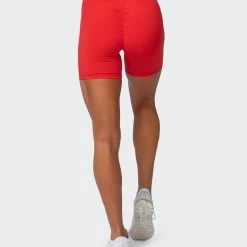 Muscle Nation Signature Scrunch Bike Shorts - Dark Copper