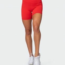 Muscle Nation Signature Scrunch Bike Shorts - Dark Copper