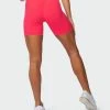 Muscle Nation Featured Signature Scrunch Bike Shorts - Paradise Pink