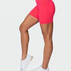 Muscle Nation Featured Signature Scrunch Bike Shorts - Paradise Pink