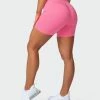 Muscle Nation Signature Scrunch Bike Shorts - Pink Lemonade Scrunch Bum 1 Muscle Nation Signature Scrunch Bike Shorts - Pink Lemonade Scrunch Bum