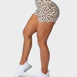 Muscle Nation Signature Scrunch Booty Shorts - Cheetah Print