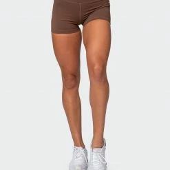 Muscle Nation Featured Signature Scrunch Booty Shorts - Chestnut 10 Muscle Nation Featured Signature Scrunch Booty Shorts - Chestnut