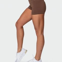 Muscle Nation Featured Signature Scrunch Booty Shorts - Chestnut 11 Muscle Nation Featured Signature Scrunch Booty Shorts - Chestnut
