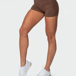 Muscle Nation Featured Signature Scrunch Booty Shorts - Chestnut 12 Muscle Nation Featured Signature Scrunch Booty Shorts - Chestnut