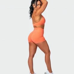 Muscle Nation Signature Scrunch Booty Shorts - Citrus Scrunch Bum