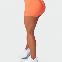 Muscle Nation Signature Scrunch Booty Shorts - Citrus Scrunch Bum