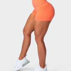 Muscle Nation Signature Scrunch Booty Shorts - Citrus Scrunch Bum