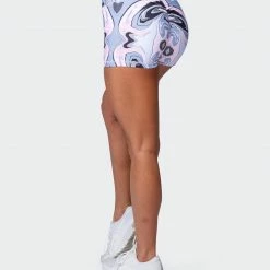 Muscle Nation Featured Signature Scrunch Booty Shorts - Marble Print 12 Muscle Nation Featured Signature Scrunch Booty Shorts - Marble Print