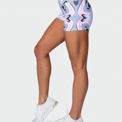 Muscle Nation Featured Signature Scrunch Booty Shorts - Marble Print 13 Muscle Nation Featured Signature Scrunch Booty Shorts - Marble Print