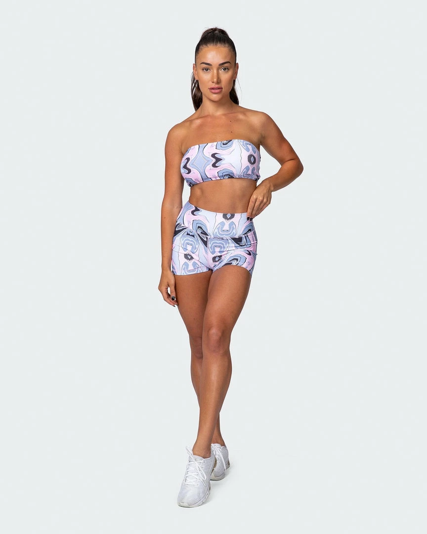 Muscle Nation Featured Signature Scrunch Booty Shorts - Marble Print 9 Muscle Nation Featured Signature Scrunch Booty Shorts - Marble Print