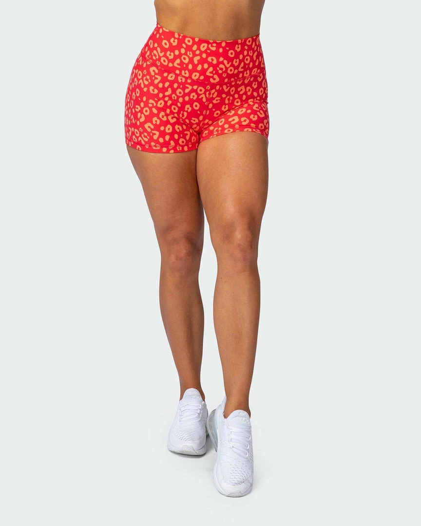 Muscle Nation Signature Scrunch Booty Shorts - Vibrant Cheetah Print 4 Muscle Nation Signature Scrunch Booty Shorts - Vibrant Cheetah Print
