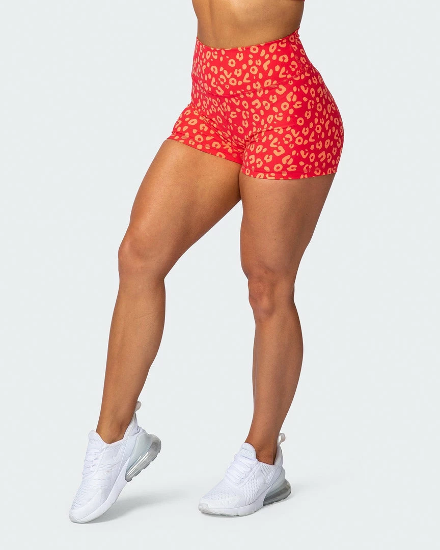 Muscle Nation Signature Scrunch Booty Shorts - Vibrant Cheetah Print 8 Muscle Nation Signature Scrunch Booty Shorts - Vibrant Cheetah Print