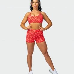 Muscle Nation Signature Scrunch Booty Shorts - Vibrant Cheetah Print 17 Muscle Nation Signature Scrunch Booty Shorts - Vibrant Cheetah Print