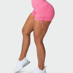 Muscle Nation Scrunch Bum Signature Scrunch Tie Up Shorts - Pink Lemonade 15 Muscle Nation Scrunch Bum Signature Scrunch Tie Up Shorts - Pink Lemonade