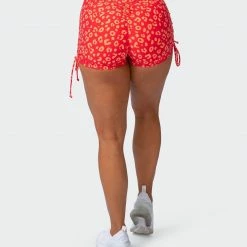 Muscle Nation Scrunch Bum Signature Scrunch Tie Up Shorts - Vibrant Cheetah Print 11 Muscle Nation Scrunch Bum Signature Scrunch Tie Up Shorts - Vibrant Cheetah Print