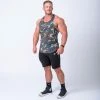 Muscle Nation Signature Y Back Singlet - Camo Mens