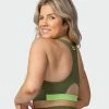 Muscle Nation Sizzle Bra - Green Ivy 1 Muscle Nation Sizzle Bra - Green Ivy