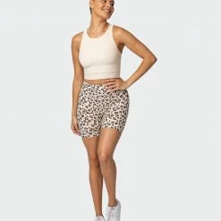 Muscle Nation Womens Sprint Long Line Bra - Buff