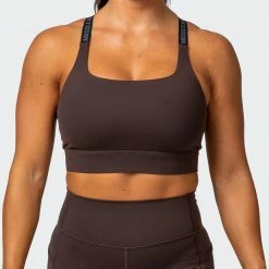 Muscle Nation Stability Bra - Cocoa