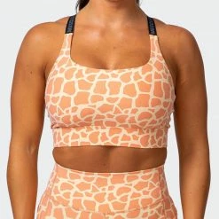 Muscle Nation Stability Bra - Paradise Giraffe Print