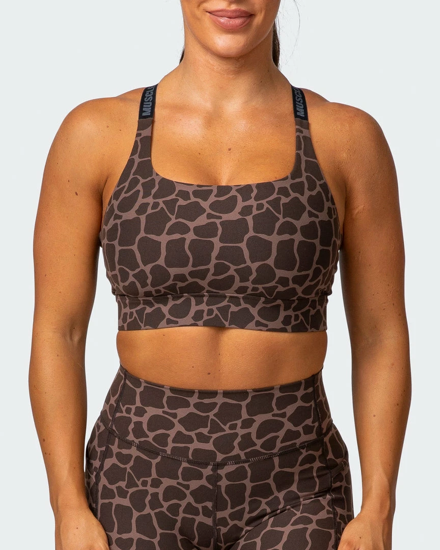 Muscle Nation 30% EOFY SALE Stability Bra - Tonal Giraffe Print 4 Muscle Nation 30% EOFY SALE Stability Bra - Tonal Giraffe Print