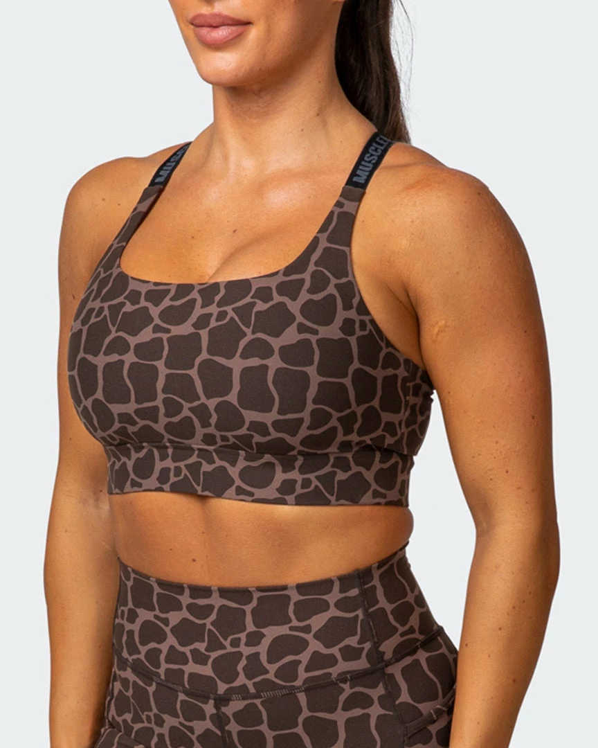 Muscle Nation 30% EOFY SALE Stability Bra - Tonal Giraffe Print 5 Muscle Nation 30% EOFY SALE Stability Bra - Tonal Giraffe Print