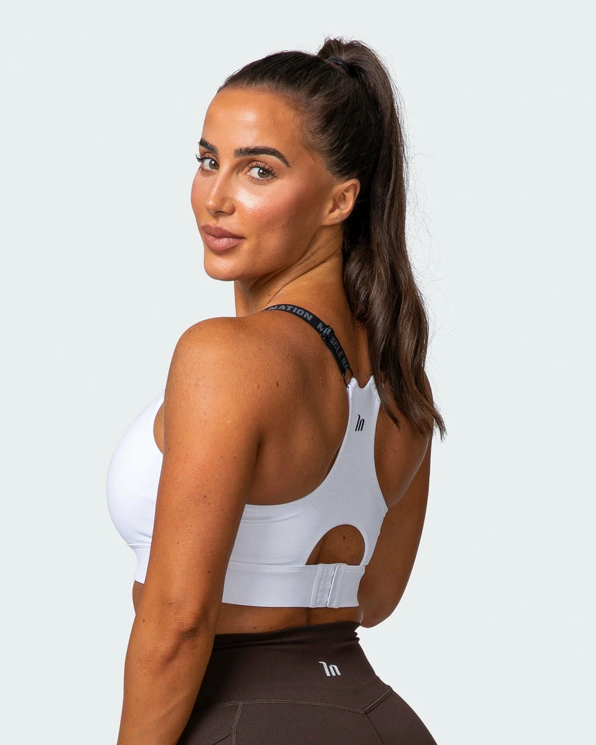 Muscle Nation 30% EOFY SALE Stability Bra - White 3 Muscle Nation 30% EOFY SALE Stability Bra - White