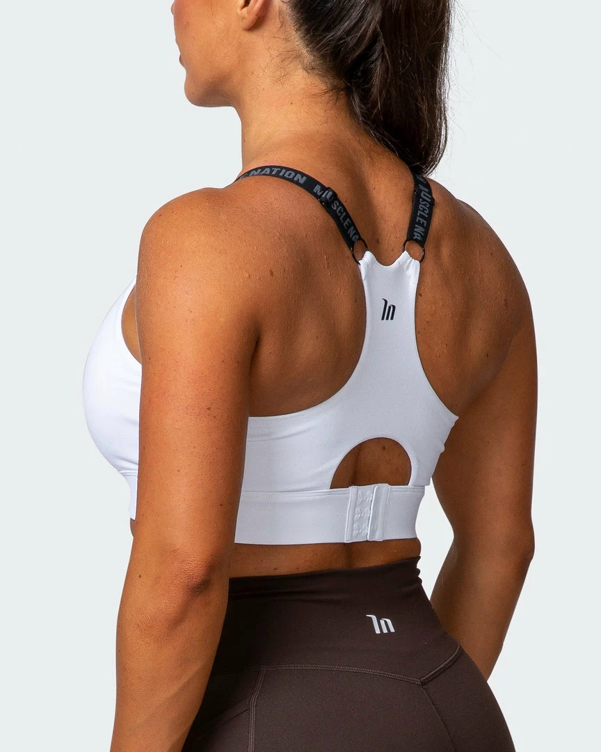 Muscle Nation 30% EOFY SALE Stability Bra - White 7 Muscle Nation 30% EOFY SALE Stability Bra - White
