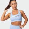 Muscle Nation Womens Strike Bra - Cashmere Blue 1 Muscle Nation Womens Strike Bra - Cashmere Blue