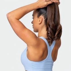 Muscle Nation Womens Strike Bra - Cashmere Blue