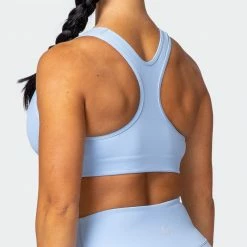Muscle Nation Womens Strike Bra - Cashmere Blue