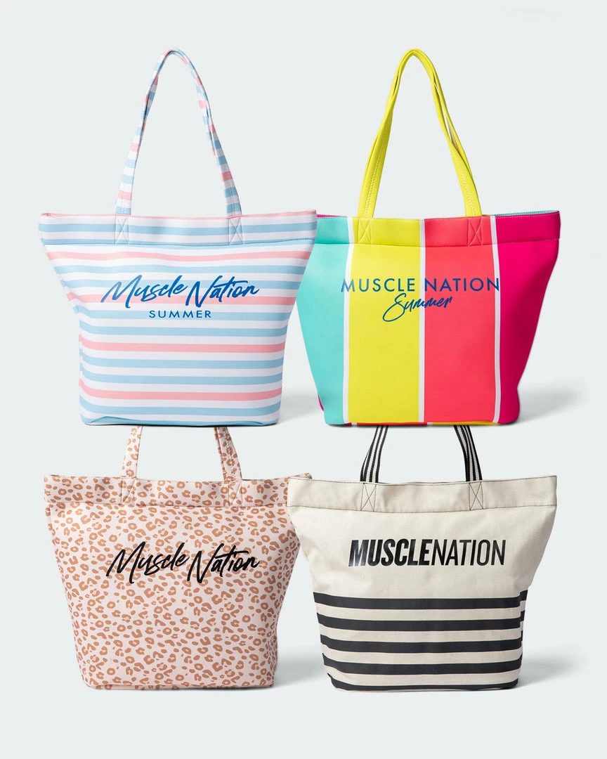 Muscle Nation Accessories Summer Beach Bag 3 Muscle Nation Accessories Summer Beach Bag