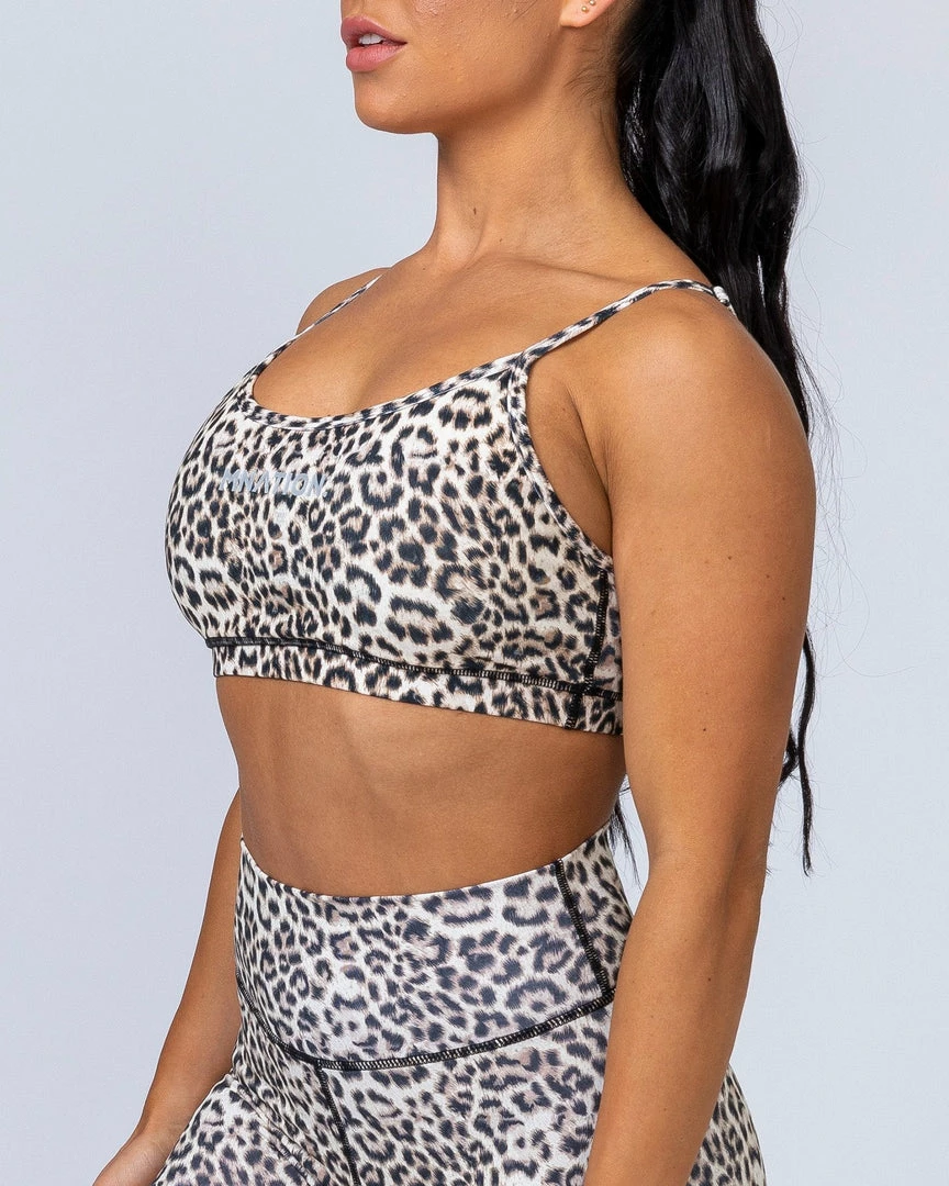 Muscle Nation Summer Scoop Bra - Yellow Leopard 5 Muscle Nation Summer Scoop Bra - Yellow Leopard