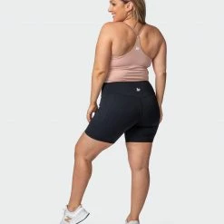 Muscle Nation Summertime Cropped Tank - Mahogany Rose Womens