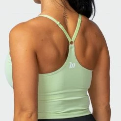 Muscle Nation Summertime Cropped Tank - Minty Womens