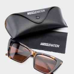 Muscle Nation 30% EOFY SALE Sun Soaked Sunglasses - Tortoise