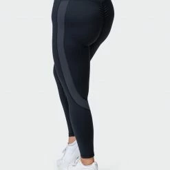 Muscle Nation 30% EOFY SALE Sunlight Signature Scrunch Ankle Length Leggings - Black