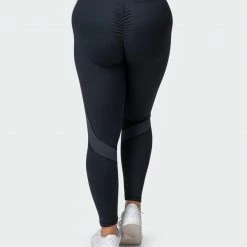 Muscle Nation 30% EOFY SALE Sunlight Signature Scrunch Ankle Length Leggings - Black