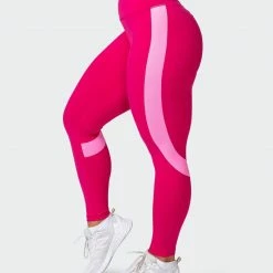 Muscle Nation 30% EOFY SALE Sunlight Signature Scrunch Ankle Length Leggings - Pink Punch