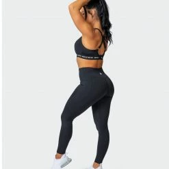 Muscle Nation Superior Squat Pocket Ankle Length Leggings - Black 30% EOFY SALE
