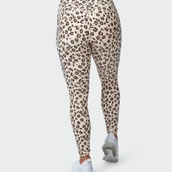 Muscle Nation Superior Squat Pocket Ankle Length Leggings - Cheetah Print