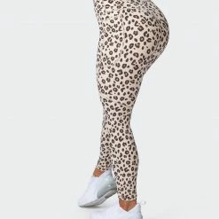 Muscle Nation Superior Squat Pocket Ankle Length Leggings - Cheetah Print