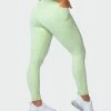 Muscle Nation Non Scrunch Superior Squat Pocket Ankle Length Leggings - Minty